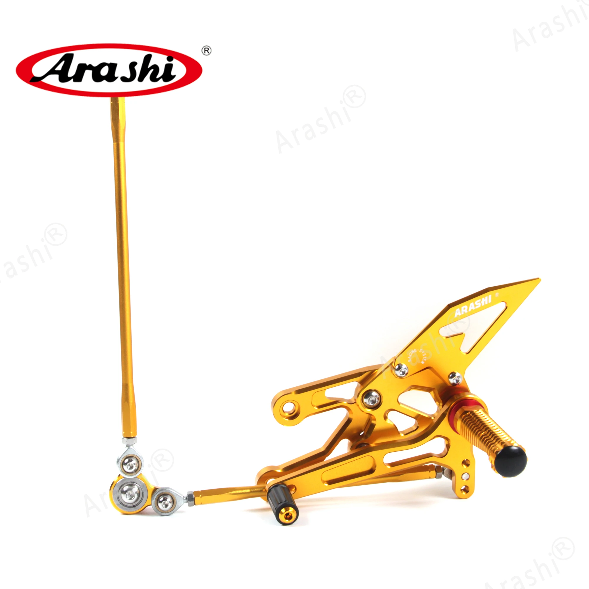 Arashi CBR600RR CNC регулируемая подножка Подножки для HONDA CBR 600 RR 2003 2006 Райдер комплект