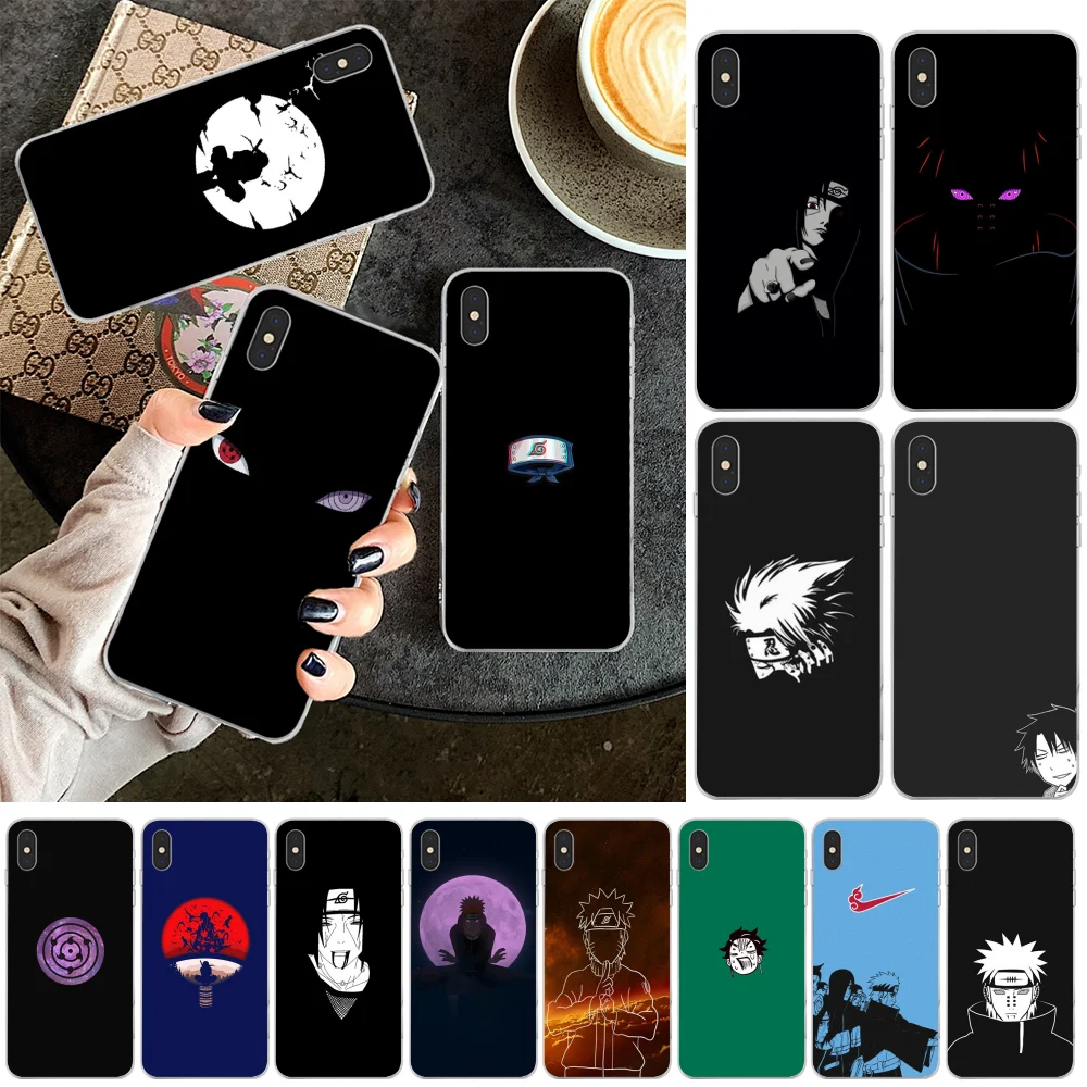 BaweiTE Anime Naruto Itachi Soft Silicone TPU Phone Cover for iPhone 11 pro XS MAX 8 7 6 6S Plus X 5 5S SE XR cover | Мобильные