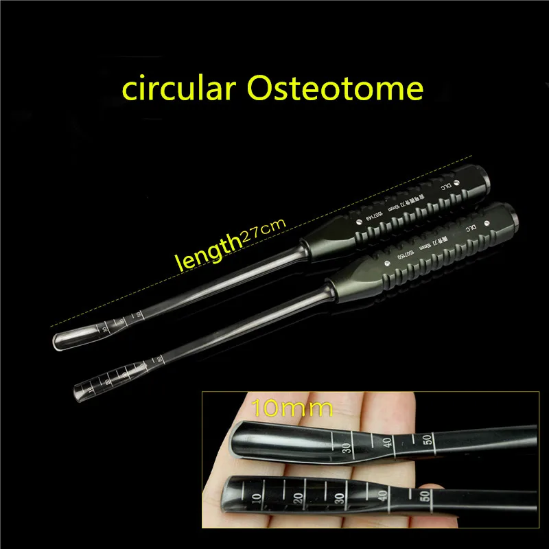 Orthopedic instrument medical DLC metal handle articular bone knife joint round Osteotome chisel Semicircular curved Straight | Красота и