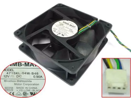 NMB-MAT 4715KL-04W-B46 S03 DC 12V 0.9A 120x120x38 мм вентилятор охлаждения сервера | Компьютеры и офис
