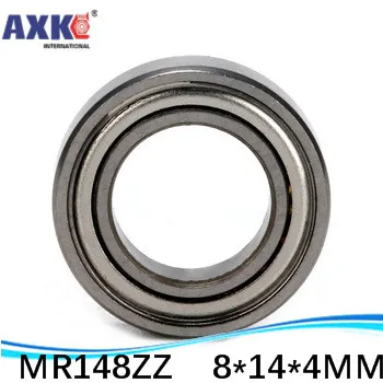 

AXK High Quality MR148 Z MR148ZZ L-1480ZZ 8X14X4 mm metric miniature shielded deep groove ball bearing ABEC-3 Z2