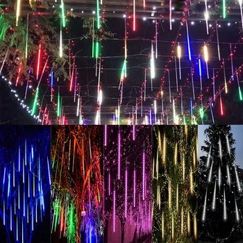 

Christmas LED Curtain Icicle String Light droop 0.4-0.6m LED Party Garden Stage Outdoor Waterproof Decorative Fairy Light Drop 1