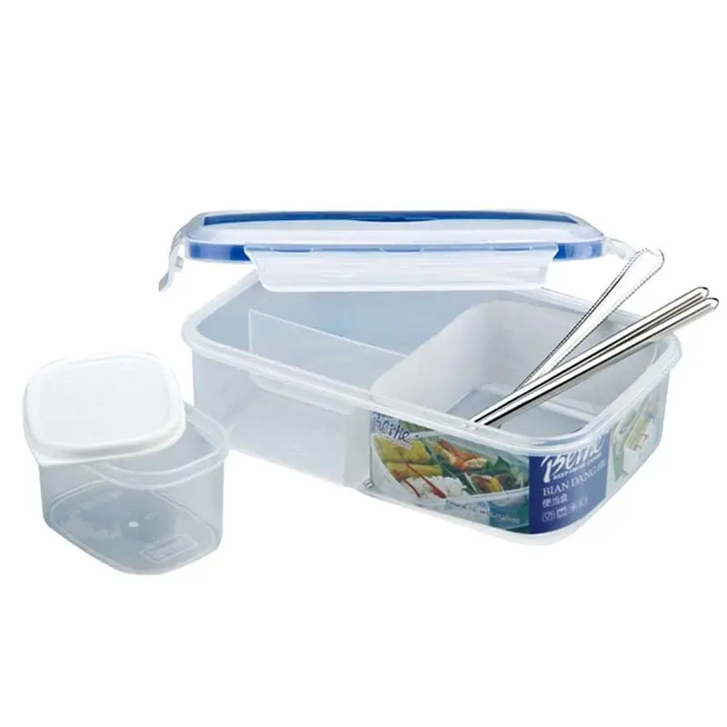 Красочные Microwaveable Ланч-бокс Bento, пластиковые Ланч-боксы, контейнер для еды, ужин для детей, для пикника, товары для дома, креативная коробка