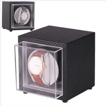 

Mini Automatic Rotation Watch Winder Storage Case Display Box PU Case Luxury