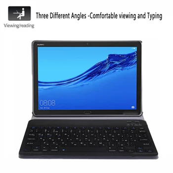 

Russian Keyboard Case for Huawei Mediapad M5 Lite 10 10.1 BAH2-W09 W19 BAH2-L09 Case Keyboard for Huawei M5 10.1 Cover Funda