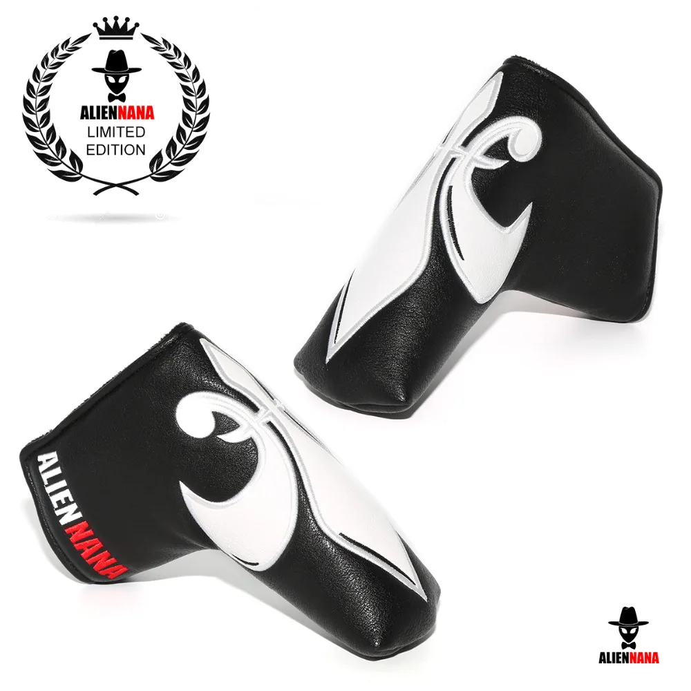 Golf_club_head_cover_headcover_putter_covers_white_Aliennana_01