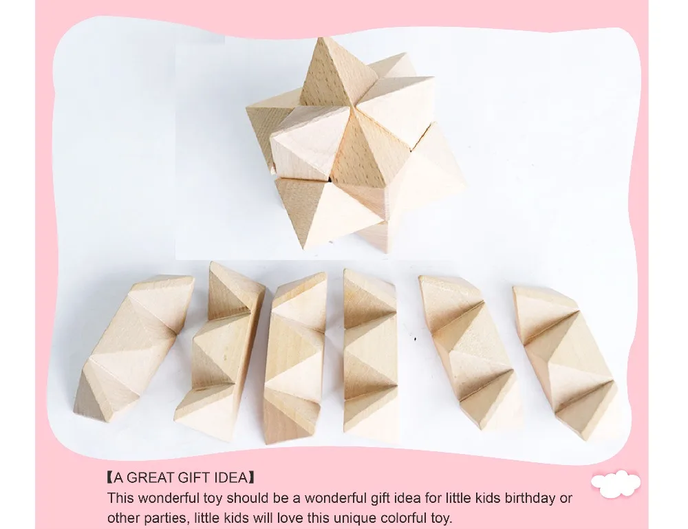 Детские развивающие игрушки DIY 3D деревянные головоломки игрушки Любань замок игрушка сборка мяч куб вызов IQ деревянные игрушки для мозгов игры