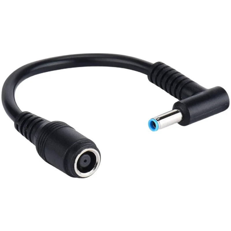 7.4*5mm Female To 4.5*3mm Male Plug DC Cable Power 90 degree Adapter Connector for HP Dell Laptop