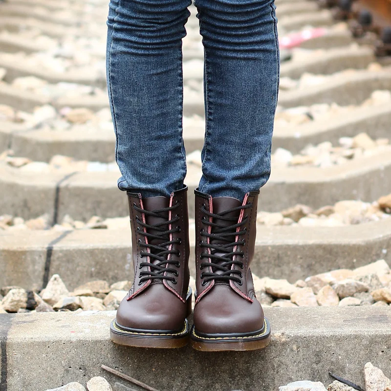 Genuine Leather Men Boots Motorcycle Boots Men Jason Martins Military Desert Ankle Boots Brown Fashion Men Shoes Botas Hombr - Цвет: brown fur
