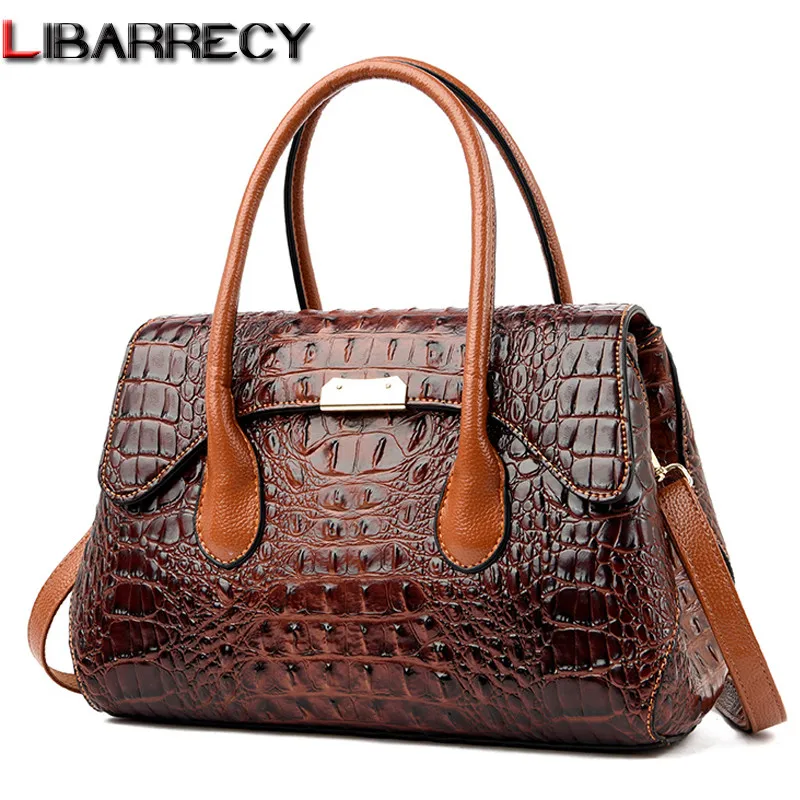 

Fashion Female Big Tote Bag Luxury Handbags Women Bags Designer Alligator Handbag Bolsa Feminina Leather Shoulder Messenger Bags