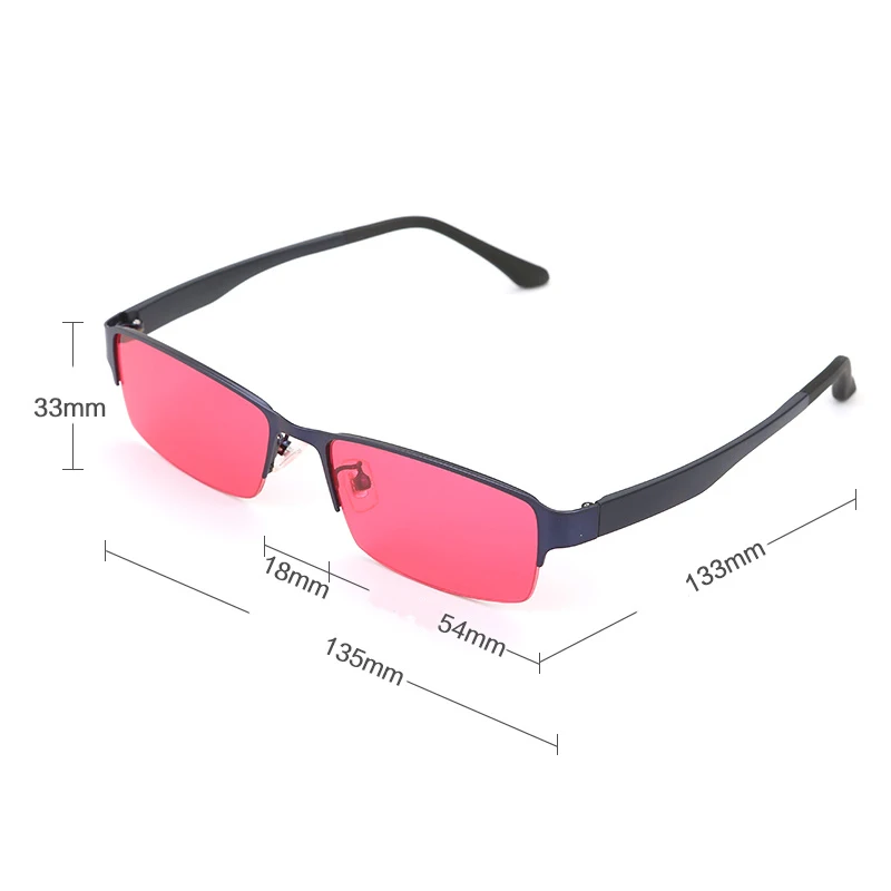 Color Blindness Glasses Red Green Color Blind Corrective Eyewear Men Color Weakness Colorblind Driver's License Eyeglasses