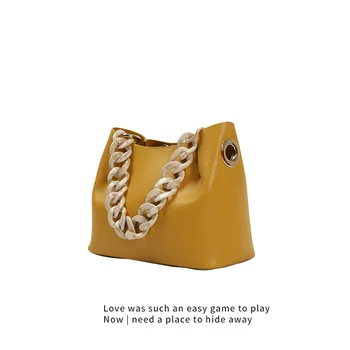 

2020 New Style Large-Volume Bucket Bag Small CK High Textured ruan pi bao Fashion Commuter Bag Shoulder Bag Women's