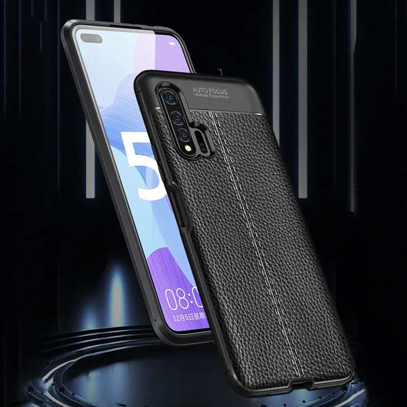 Case For Huawei Nova 6 SE Cover Bumper Silicone Leather Protective Silicon 5G Honor 9 Lite |