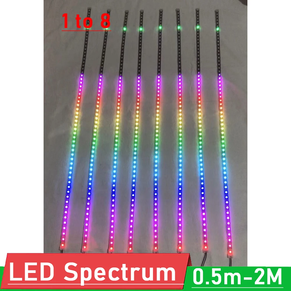 Barre LED Rythmique Avec Contrôle Vocal - 32 Couleurs, Synchronisation Musique, Alimentation USB - Pour Bureau, Voiture, Fête
