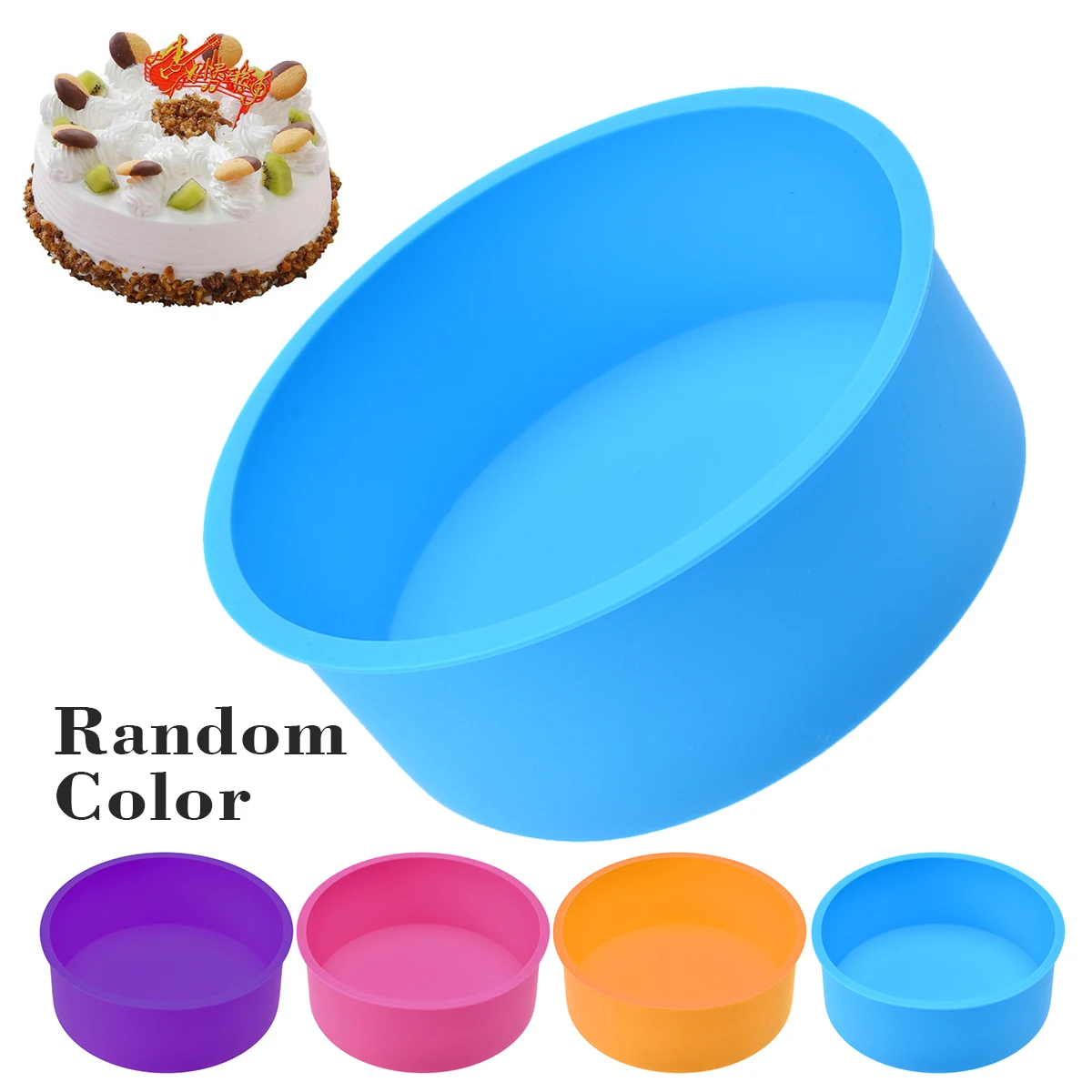 Силиконовый чехол в стиле многослойный пирог пресс-форм круглая силиконовая