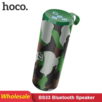 

HOCO BS33 2 pcs/Lots Wholesale Bluetooth Speaker Portable Outdoor Loudspeaker Wireless Mini Column 3W Support FM TFCard Bass Box