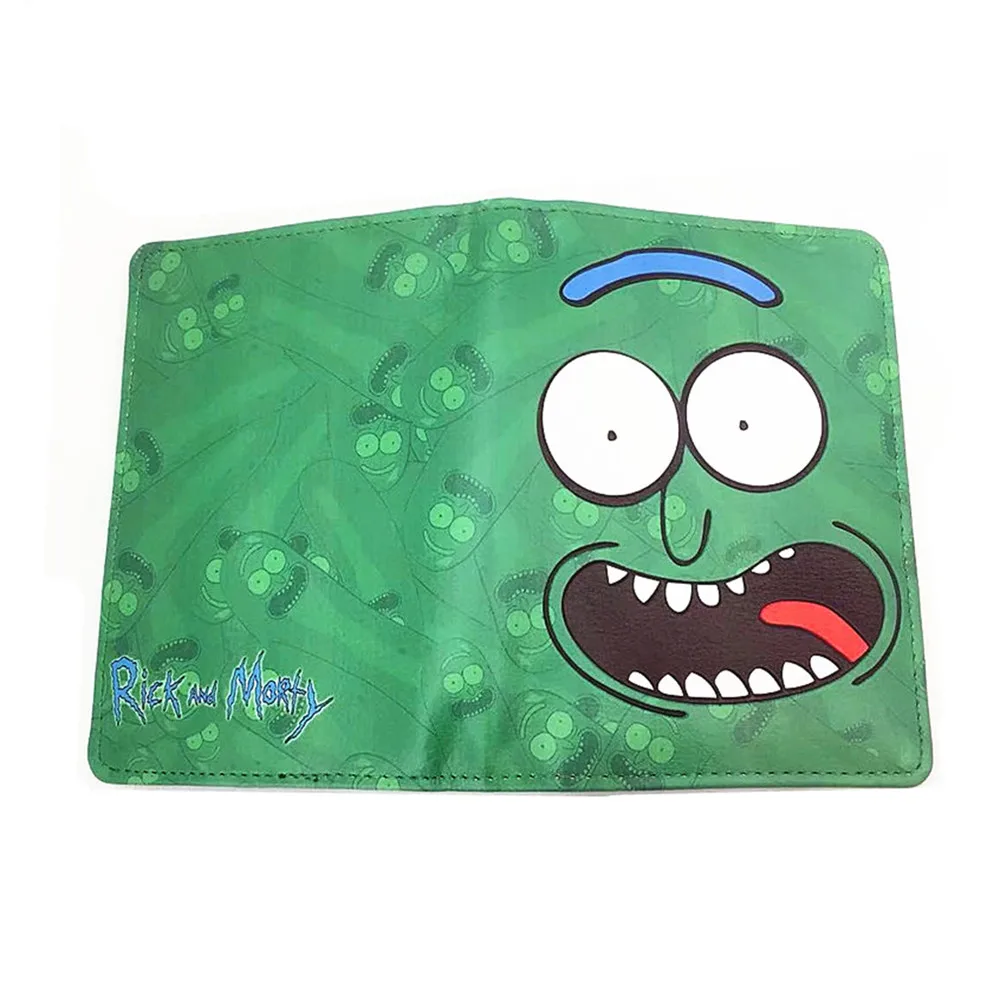 

Anime Rick and Morty Cosplay Props Cartoon Short Wallets Card Holder Coin Purse PU Cover Gift