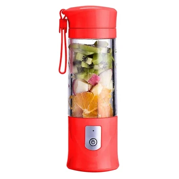 

SANQ 420ML USB Electric Safety Juicer Cup, Fruit Juice Mixer, Mini Portable Rechargeable/Juicing Mixing Crush Ice and Blender Mi