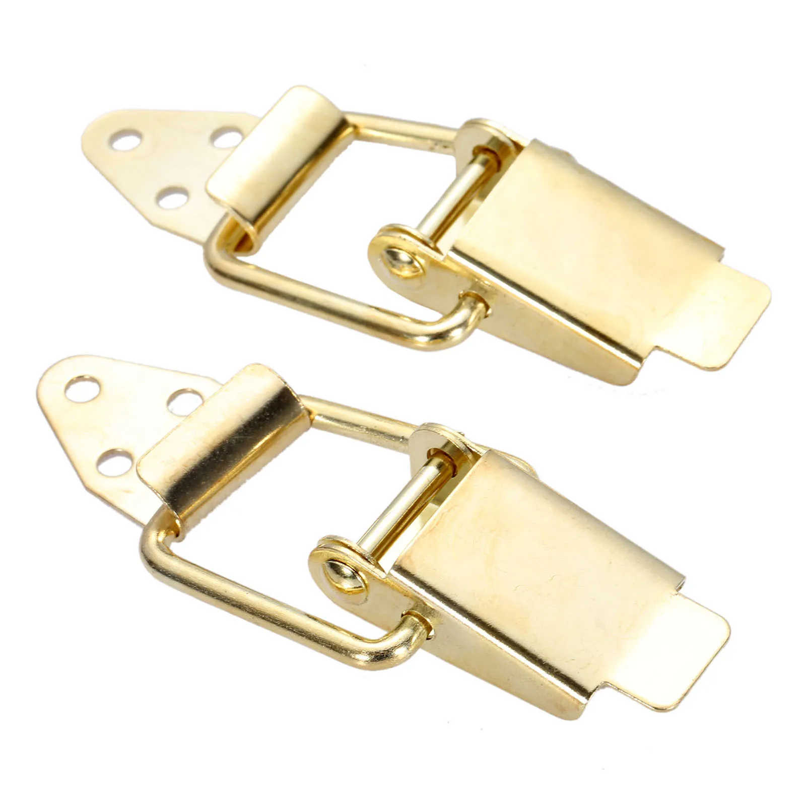 

10Pcs Golden Zinc Alloy Hasps Lock 80*18mm Wooden Box Iron Suitcase Buckles Toggle Hasps Latch Catch Clasps