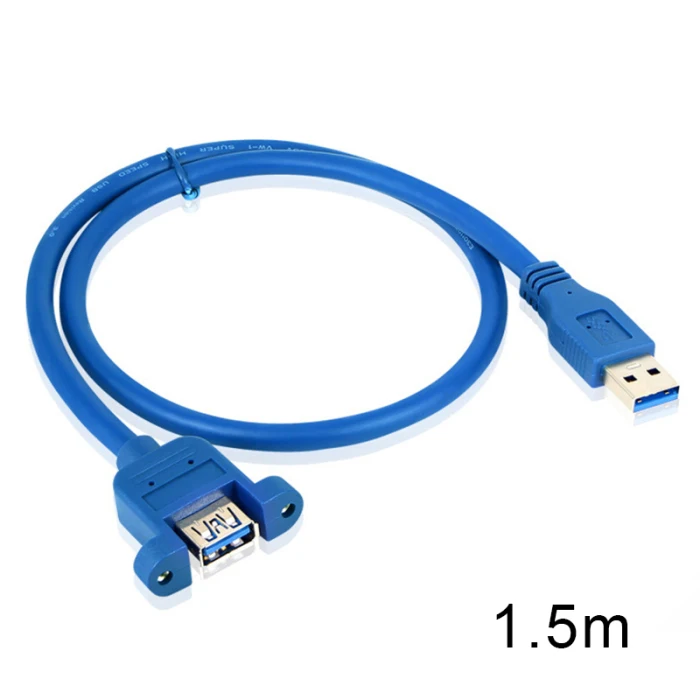 USB3.0 удлинитель мужчин и женщин с винтовым креплением разъем для ПК жесткий диск DQ-Drop