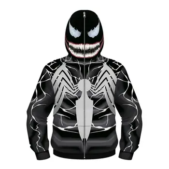 

The Movie Kids Jacket Cosplay Captain America Boys jacket Spiderman Hooded Zipper Sweater Man Boys Coat Kid Clothes