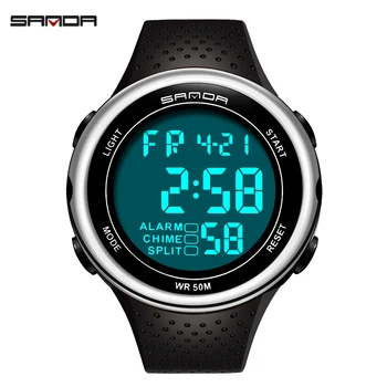 

SANDA Military Sports Men's Watches LED Digital Watch Luxury Electronic Watch Men Clock Sport Wristwatch relogio masculino