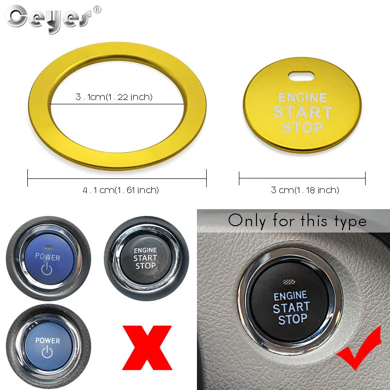 Car Start Engine Button Key Ring for TOYOTA (25)