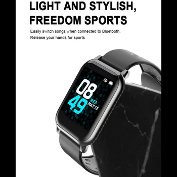 

Sleeplion KY11 Bluetooth Smartwatch Fitness Tracker Smart Watch with Pedometer Waterproof Heart Rate Monitor Sleep Walking