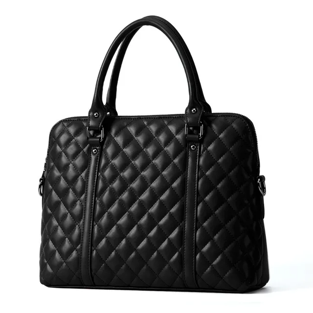 Business Bag Women Office | Laptop Leather Bag Women | Business Briefcase  Bags - Black - Aliexpress