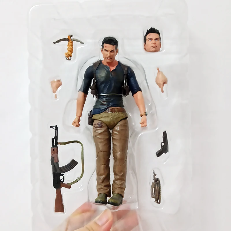 Uncharted 4 NECA Nathan Drake Action Figure Ultimate A Thief's End  Ultimate Edition Figurine Collection Model Toy Doll Gift 18CM - AliExpress