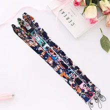 Anime Haikyuu!! Porte clefs, lanière de cou pour téléphone, porte badges, porte clé, lanière, sac, accessoires suspendus