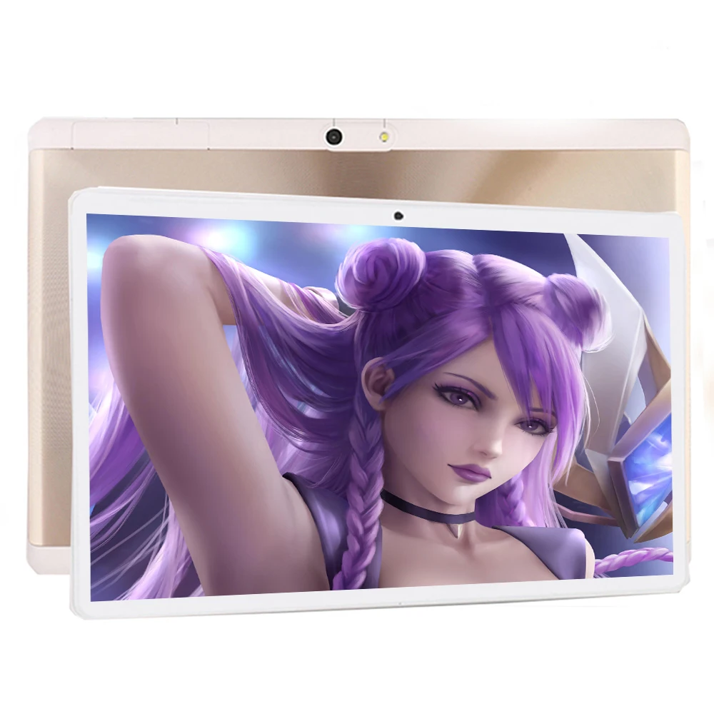 

10 inch Tablet Android 2.5D Tempered Glass Screen Octa Core Phone SIM Card WIFI GPS RAM 4GB ROM 128GB Kids Tablet PC Android 9.0