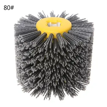 

Abrasive Wire Drawing Round Brush Head Polishing Grinding Tool Buffer Wheel For Furniture Wood Sculpture Rotary Drills