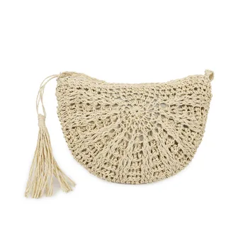 

Bag For Women2020 New Straw Woven Bag Designer Rattan Round Fashion Casual Waist Bag Boho Bagcute Women's Shoulder Bag