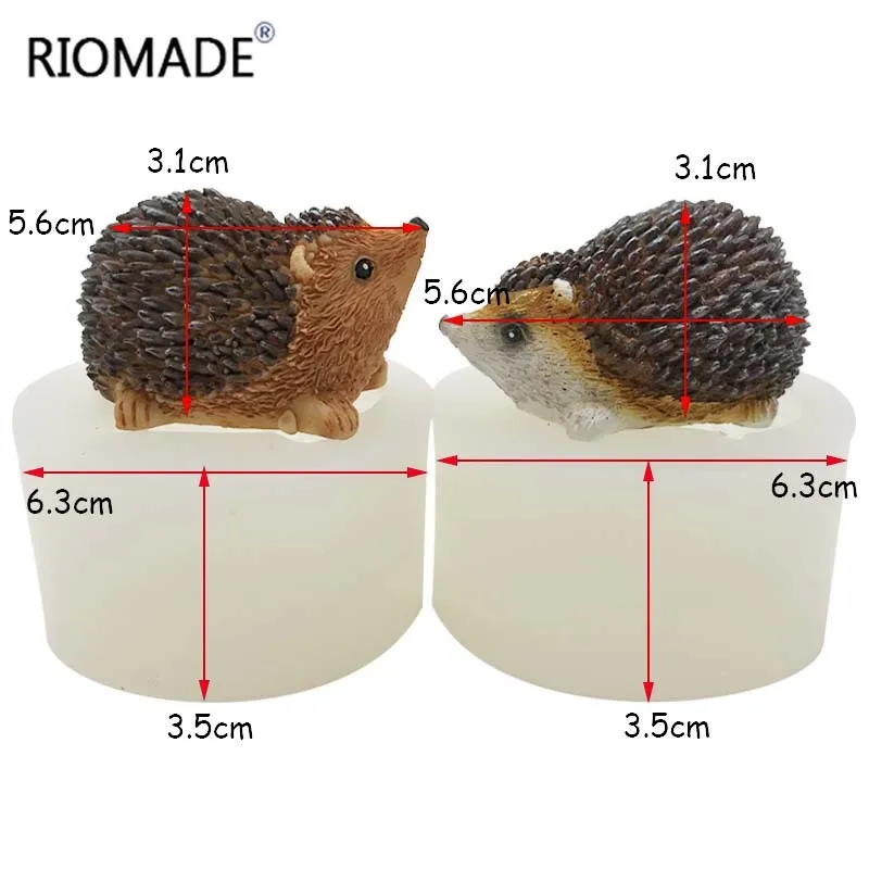JS MOLD Molde De Silicona Para Velas, 2 Unidades, Forma De Erizo, Molde De Resina, Molde De Fundición De Velas, Molde Para Velas, Molde De Erizo Para Hacer Velas, Moldes De Jabón