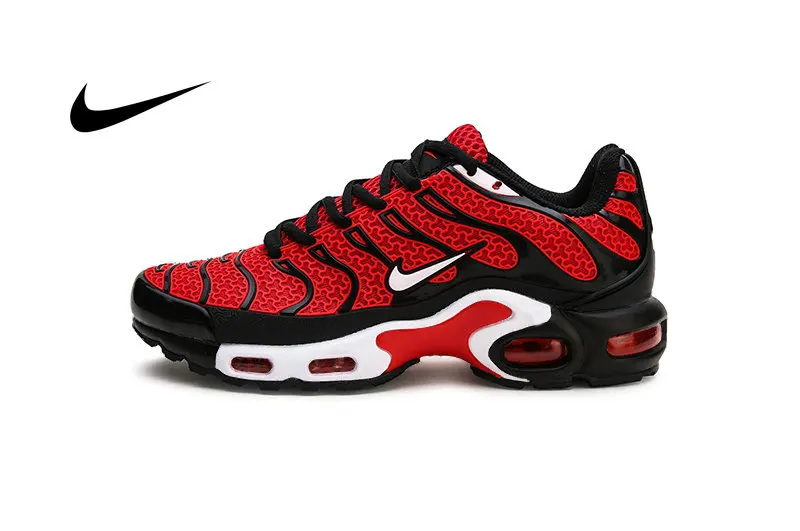 Скидка Nike Air Max Plus TN оригинальное новое поступление мужские кроссовки дышащие противоскользящие спортивные кроссовки для улицы Новые