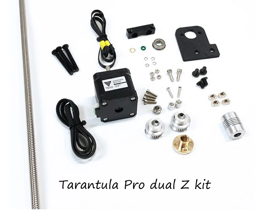 2020 TEVO Tarantula Pro &amp; RS 3d Printer Part Dual Z Axis Upgrade Kit Step Motor Lead Screw With ...