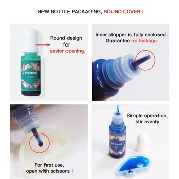 

24 Colors Crystal Epoxy Pigment UV Resin Dye DIY Art Crafts Jewelry Colorant Set GXMA