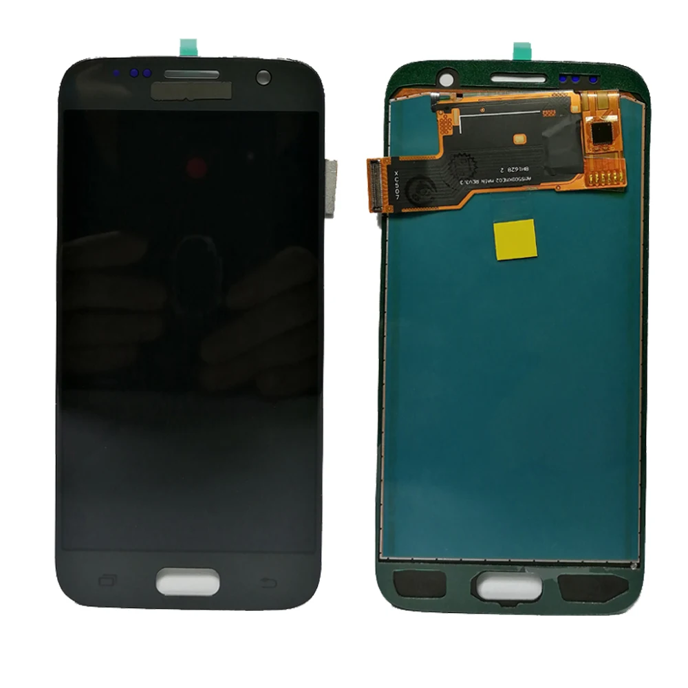 Skup Wyświetlacz S7 do Samsung Galaxy S7 G930 G930A G930F wyświetlacz LCD montaż digitizera ekranu dotykowego 100% Test TFT regulowany jasny