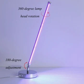 

Postmodern LED UV Disinfection Lamp Round Bedroom Indoor Lighting Fixtures It Can Move Mite Sterilization Home Germicidal Lamps