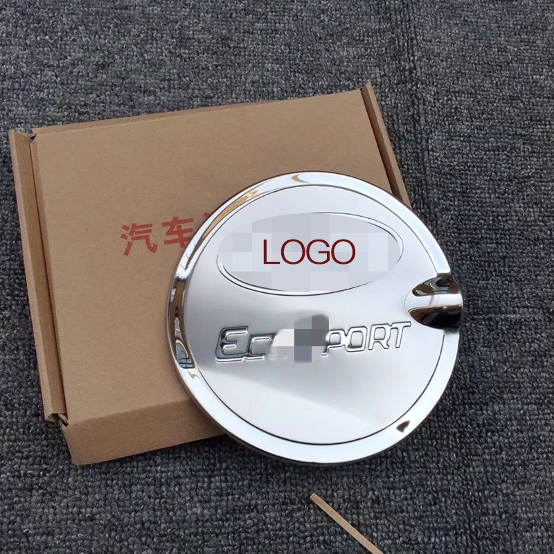 

Stainless steel fuel tank cover fit for Ecosport protective refit decorative stickers