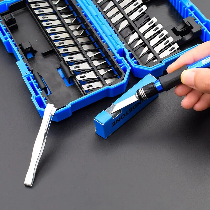 Craft Knife Set Carving Hobby Knife with Blades Handle Suit Kit for Crafter DIY Papre Wood Art Work Sculpture Cutting 29pcs cutting knife wood carving knives wood carving blades carving tool