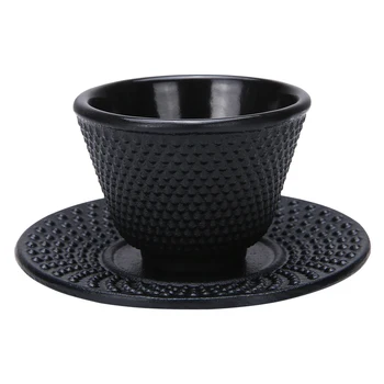 

Cast Iron Teacups Set Tea Cups Drinkware Chinese Handmade Kung Fu Coffee Tools Health Care Polka Dot Iron Cup Iron Pot Retro Cup