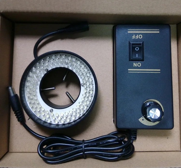 Luminosa do Diodo Emissor de Luz do Microscópio do Diâmetro Interno do Metal Luminosa da Máquina do Anel do Microscópio 41mm da Fonte 3 do microscópio do diâmetro interno do metal