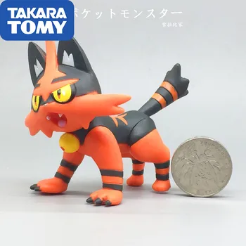 

TAKARA TOMY Genuine Pokemon Action Figure WCT Large Model Joint Movable Torracat Cat Doll Figurine CollectiblesFor Children Toy