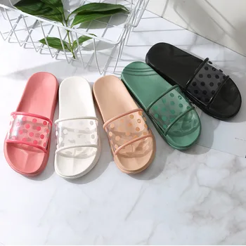 

Women Indoor Floor Flat Shoes Summer Non-slip Flip Flops Bathroom Home Slippers Female Y6Y00128