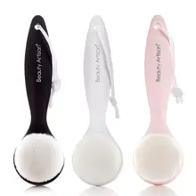 Щетки для очищения лица с длинной ручкой, мягкая щетка для мытья, удаляющая черная глубоко очищающая поры лица, уход за кожей, кисти для макияжа TSLM1