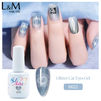 

gelartist 18 Color Glitter Cat Eye Gel Polish Nail Varnish 3D Magnete Pink Nude Color UV Nail Polish Cat Eye Gel Maicure