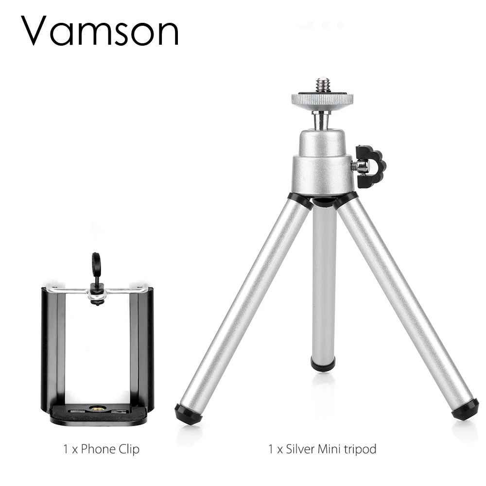 Vamson мини масштабируемый монопод Штатив для Go Pro Аксессуары для GoPro Hero 7 6 5 4 3+ для Sj4000 для Xiaomi для Yi камеры VP413 - Цвет: VP413-VP129A