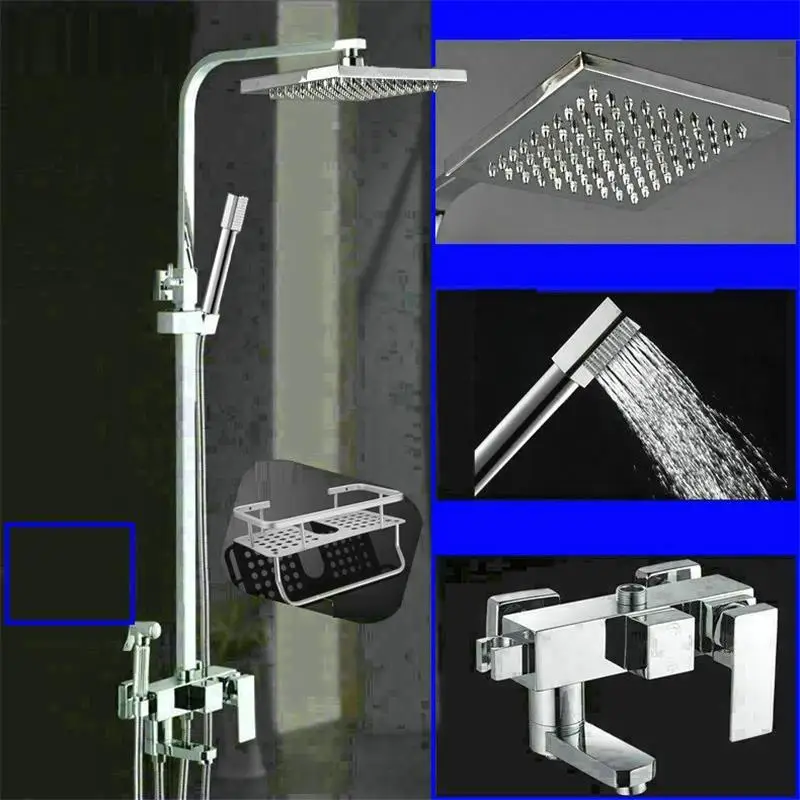 Conjunto De Choveiro дуще Doucheset Ducha Chuveiro углублённые встраиваемые Duschset Columna Preto Chuveiro сделать Banheiro Ducha душ Ванная комната душа - Цвет: Number 12